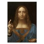 تابلو شاسی ونسونی طرح Jesus De Leonardo Da Vinci سایز 50x70 سانتی متر