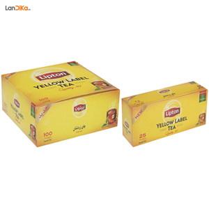 چای کیسه‌ ای لیپتون مدل Yellow Label پک 125 عددی Lipton Yellow Label Tea Bag Pack of 125