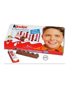 Kinder Kinderپک 10 عددی شکلات 8 تکه ای کیندر