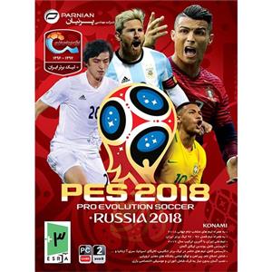 پرنیان Pes 2018 Russia 2018 PC 2DVD9 پرنیان + لیگ برتر 