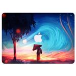 Wensoni Abstract Wind Girl Sticker For 15 Inch MacBook Pro