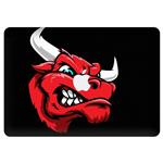 Wensoni Angry Red Bull Head Sticker For 15 Inch MacBook Pro