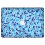 Wensoni Blue Mosaic Sticker For 15 Inch MacBook Pro