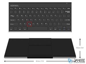 کیبورد بی سیم و استند کاور کنکس  Kanex EasySync Compact Bluetooth Keyboard with Stand Cover