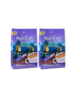 MultiCafe پک 2 عددی کافی میکس بدون شکر 25 عددی مولتی کافه
