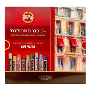 پاستل گچی 24 رنگ کوه نور مدل 8514 Koh i Noor 8514 Soft Pastel 24 Color