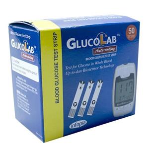 نوار تست قند خون گلوکولب Glucolab 