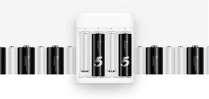 باتری شارژی قلمی بسته 4 عددی می شیاومی شیامی شیائومی  Xiaomi ZI5 Ni-MH Rechargeable Batteries AA 4pcs