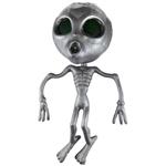 Silver Alien Anti Stress Toy