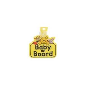 بیبی آن بورد مادرکر طرح پوو Mothercare 824 Winnie the Pooh Baby On Board Sticker