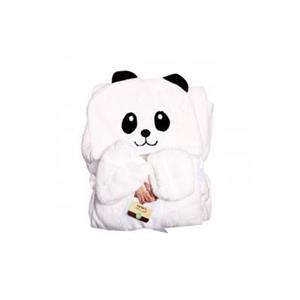 پتوی کلاهدار کارترز با پاپوش سفید طرح پاندا Carters Panda Blankets 