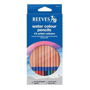 مداد آبرنگی 12 رنگ ریوز مدل 1011 Reeves 1011 Water Colour Pencils 12Colour