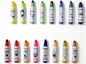 ماژیک CRAYOLA مدل 8709CR 16 ct Pip-Squeaks Washable Wacky Tips Markers 