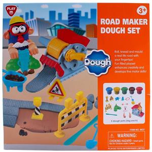 خمیر بازی پلی گو مدل Road Maker Dough Set کد 8637