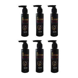 ماسک صورت هربکس مدل Black حجم 120 میلی لیتر بسته 6 عددی Herbex Black Face Mask 120 ml Pack Of 6