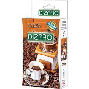 کاندوم دیزارو مدل DOTTED RIBBED COFFEE  بسته 12 عددی کاندوم خاردار دیزارو مدل قهوه بسته 12 عددی