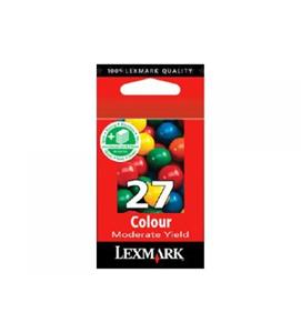کارتریج لکسمارک-Lexmark No.27 Colour Ink Cartridge