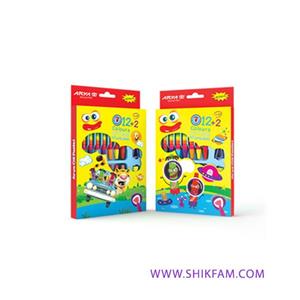 پاستل روغنی 12+2 آریا