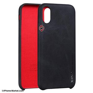 قاب چرم آیفون X مدل Vintage برند X-Level