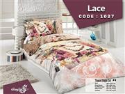 ست لحاف روتختی یک نفره سه بعدی زارا مدل Lace