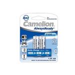 Camelion 2Pcs Max Always Ready 2500 mAh ReChargeable AA Battery
