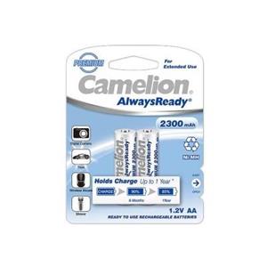 باتری قلمی شارژی کملیون Camelion2Pcs Premium Always Ready 2300 mAh ReChargeable AA Battery