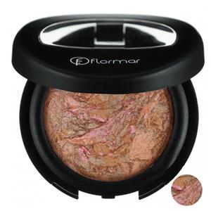 پودر فشرده رژگونه مدل تراکوتا رنگ مرمر طلای صورتی شماره ۲۵ فلورمار Flormar Flormar Terracotta Powder 25