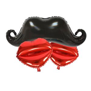   بادکنک سورتک مدل Mustache and 2 Lips