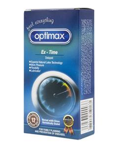 کاندوم اپتیمکس مدل Ex-Time بسته 12 عددی Optimax Condoms 12PSC 