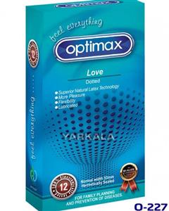 کاندوم اپتیمکس مدل Love  بسته 12 عددی Optimax Love Condoms 12PSC