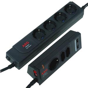 چند راهی برق آ ا گ مدل Protect Twin Power AEG Protect Twin Power Power Strip