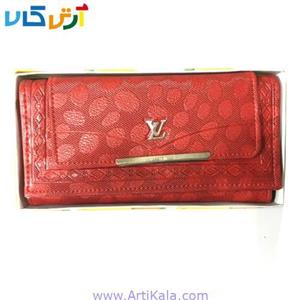 کیف پول چرم طرح دار