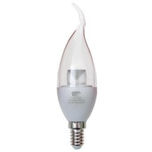 لامپ ال ای دی 5 وات میکروفایر مدل اشکی شفاف پایه E14 microfire 5W LED Candle Tail Clear Lamp 