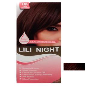 کیت رنگ موی لی لی نایت شماره 7.65  مدل R10800012 Lili Night Haircolor KIT No.7.65 R10800012