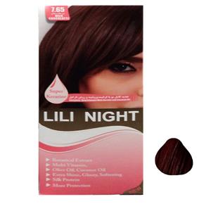 کیت رنگ موی لی لی نایت شماره 7.65  مدل R10800012 Lili Night Haircolor KIT No.7.65 R10800012