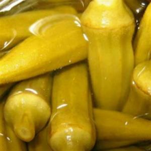 ترشی بامیه خانگی