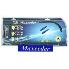 کیت سیم کشی آمپلی فایر مکسیدر مدل MX-4001 به همراه دو جفت RC Maxeeder MX-4001 + 2RC Amplifier wiring Kit