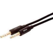 کابل انتقال صدا 3.5 میلی متری تکلینک مدل iWires به طول 1 متر Techlink iWires 3.5mm AUX Audio Cable 1m