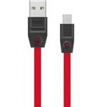 کابل تخت تبدیل USB به microUSB هویت مدل HV-CB537 به طول 1 متر