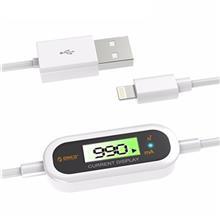 کابل USB به لایتنینگ اوریکو مدل LCD 10 طول 100 سانتی متر Orico Charging Sync Cable To Lightning 100cm 