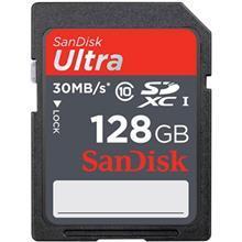 کارت حافظه SDXC سن دیسک مدل Ultra کلاس 10 استاندارد UHS-I U1 سرعت 30MBps 200X ظرفیت 128 گیگابایت SanDisk Ultra UHS-I U1 Class 10 30MBps 200X SDXC - 128GB
