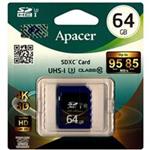 Apacer UHS-I U3 Class 10 95MBps SDXC - 64GB