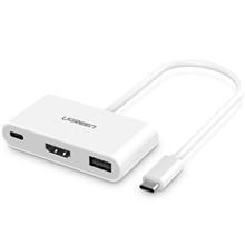 مبدل یوگرین مدل 30377 USB-C To HDMI Digital AV Multiport Ugreen 30377 USB-C To HDMI Digital AV Multiport Adapter