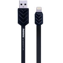 کابل تخت تبدیل USB به لایتنینگ ریمکس مدل Fishbone به طول 100 سانتی متر Remax Fishbone Flat USB To Lightning Cable 100cm