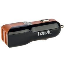 شارژر فندکی هویت مدل HV-UC230 Havit HV-UC230 Dual USB Car Charger