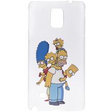 کاور گوشی موبایل مدل Simpsons Family مناسب برای سامسونگ گلکسی نوت 4 Simpsons Family Cover For Samsung Galaxy Note 4
