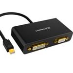 Ugreen MD109 3-in-1 Mini DisplayPort to HDMI/VGA/DVI converter