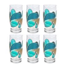 لیوان گالری انار طرح اشک بسته 6 عددی Anaar Gallery Tear Glass Set Pack of 6