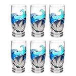 Anar Gallery Paisley Glass Set Pack of 6