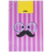 پوشه کش دار کلیپس طرح عینک